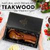 imageZulay Kitchen 10Piece Wooden Spoons for Cooking  Smooth Finish Teak Wooden Utensils for Cooking  Soft ComfortGrip Wood Spoons for Cooking  NonStick Wooden Cooking Utensils  Wooden Spoon Sets15 Piece SetGift Box