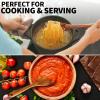 imageZulay Kitchen 10Piece Wooden Spoons for Cooking  Smooth Finish Teak Wooden Utensils for Cooking  Soft ComfortGrip Wood Spoons for Cooking  NonStick Wooden Cooking Utensils  Wooden Spoon Sets6 Piece Set