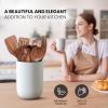 imageZulay Kitchen 10Piece Wooden Spoons for Cooking  Smooth Finish Teak Wooden Utensils for Cooking  Soft ComfortGrip Wood Spoons for Cooking  NonStick Wooden Cooking Utensils  Wooden Spoon Sets9Piece Set