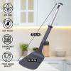 imageZulay 4pcs Silicone Spatula Set  Heat Resistant Silicone Tools for Cooking Baking ampamp Mixing  One Piece Design Spatulas for NonStick Cookware  Durable Stainless Steel Core Purple125 Inch