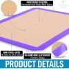 imageZulay Set of 4 Silicone Baking Mat  Macaron Silicone Baking Mats With Preprinted Template Design  Non Stick ampamp Reusable Silicone Baking Sheet  2 Half Size  2 Quarter Size RedPurple