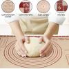 imageZulay Set of 4 Silicone Baking Mat  Macaron Silicone Baking Mats With Preprinted Template Design  Non Stick ampamp Reusable Silicone Baking Sheet  2 Half Size  2 Quarter Size RedRed