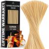 imageZulay 100 Pack Bamboo Wooden Skewers  175quot Marshmallow Roasting Sticks ampamp Barbeque Skewers For Campfire  Authentic Bamboo Sticks ampamp Smores Sticks For Grilling Hotdogs Kabobs BBQ ampamp More175 Inch
