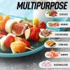 imageZulay 100 Pack Bamboo Wooden Skewers  175quot Marshmallow Roasting Sticks ampamp Barbeque Skewers For Campfire  Authentic Bamboo Sticks ampamp Smores Sticks For Grilling Hotdogs Kabobs BBQ ampamp More30 Inch