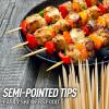 imageZulay 100 Pack Bamboo Wooden Skewers  175quot Marshmallow Roasting Sticks ampamp Barbeque Skewers For Campfire  Authentic Bamboo Sticks ampamp Smores Sticks For Grilling Hotdogs Kabobs BBQ ampamp More12 Inch