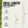 imageZulay 100 Pack Bamboo Wooden Skewers  175quot Marshmallow Roasting Sticks ampamp Barbeque Skewers For Campfire  Authentic Bamboo Sticks ampamp Smores Sticks For Grilling Hotdogs Kabobs BBQ ampamp More175 Inch