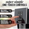 imageZulay Kitchen Automatic Espresso Machine with Grinder ampamp Milk Frother  Fully Automatic Coffee Machine with Touch Screen 4 Customizable Recipes  Coffee Maker with Grinder Built In
