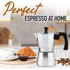 imageZulay Kitchen Classic Stovetop Espresso Maker for Great Flavored Strong Espresso Classic Italian Style 3 Espresso Cup Moka Pot Makes Delicious Coffee Easy to Operate ampamp Quick Cleanup PotShiny Silver