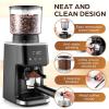 imageZulay Kitchen Espresso Grinder  Burr Coffee Grinder Electric  Espresso Bean Grinder ampamp Coffee Bean Grinder  Commercial Coffee Grinder Espresso  Burr Grinder Espresso Coffee Grinder  RedBlackSilver