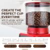 imageZulay Kitchen Espresso Grinder  Burr Coffee Grinder Electric  Espresso Bean Grinder ampamp Coffee Bean Grinder  Commercial Coffee Grinder Espresso  Burr Grinder Espresso Coffee Grinder  RedRed