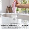 imageZulay Kitchen Powerful Milk Frother Wand  Mini Milk Frother Handheld Stainless Steel  Battery Operated Drink Mixer for Coffee Lattes Cappuccino Matcha  Froth Mate Milk Frother Gift  WhiteCotton Candy Pink