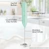 imageZulay Kitchen Powerful Milk Frother Wand  Mini Milk Frother Handheld Stainless Steel  Battery Operated Drink Mixer for Coffee Lattes Cappuccino Matcha  Froth Mate Milk Frother Gift  WhiteFresh Mint
