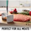 imageZulay Professional Meat Tenderizer Tool  Dual Sided Meat Mallet Pounder With Comfort Grip Handle  Heavy Duty Meat Hammer Tenderizer  Meat Tenderizer Mallet ampamp Meat Pounder  10 RedMint