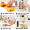 imageZulay Kitchen CastIron Orange Juice Squeezer  HeavyDuty EasytoClean Professional Citrus Juicer  Durable Stainless Steel Lemon Squeezer  Sturdy Manual Citrus Press ampamp Orange Squeezer CreamCream