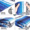 imageHydration Nation Authentic Large Handwoven Mexican Striped Throw Blanket  Soft Durable EcoFriendly  70quotx50quot  AzureBlue Turquoise