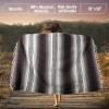imageHydration Nation Authentic Large Handwoven Mexican Striped Throw Blanket  Soft Durable EcoFriendly  70quotx50quot  AzureBrown