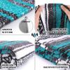 imageHydration Nation Authentic Large Handwoven Mexican Striped Throw Blanket  Soft Durable EcoFriendly  70quotx50quot  AzureEmerald