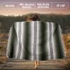 imageHydration Nation Authentic Large Handwoven Mexican Striped Throw Blanket  Soft Durable EcoFriendly  70quotx50quot  AzureMilitary Green