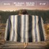 imageHydration Nation Authentic Large Handwoven Mexican Striped Throw Blanket  Soft Durable EcoFriendly  70quotx50quot  AzureSand
