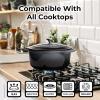 imageZulay Kitchen 6 Quart Enameled Cast Iron Dutch Oven with Lid  Premium Durability ampamp Oven Safe up to 500F  Heavy Duty Cookware Perfect for Bread Baking Stews Braising ampamp Roasting  RedGrey