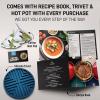 imageZulay Kitchen 6 Quart Enameled Cast Iron Dutch Oven with Lid  Premium Durability ampamp Oven Safe up to 500F  Heavy Duty Cookware Perfect for Bread Baking Stews Braising ampamp Roasting  RedGreen