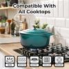 imageZulay Kitchen 6 Quart Enameled Cast Iron Dutch Oven with Lid  Premium Durability ampamp Oven Safe up to 500F  Heavy Duty Cookware Perfect for Bread Baking Stews Braising ampamp Roasting  RedEmerald