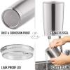 imageZulay 12 oz Insulated Coffee Mug with Lid  Stainless Steel Camping Mug Tumbler with Handle  Double Wall Vacuum Duracoated Insulated Mug For Travel Camping Office Outdoor SilverSilver