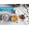 imageZulay Kitchen 1 Gallon Cold Brew Coffee Maker  Large Iced Tea ampamp Cold Brew Pitcher with ExtraThick Glass ampamp Stainless Steel Infuser  Cold Brew Coffee Maker with Airtight Lid ampamp Spout SilverSilver