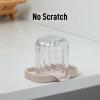 imageZulay Kitchen 9x35 Silicone Sponge Holder for Kitchen Sink  Flexible Multipurpose Soap Tray  Sink Organizer for Kitchen Bathroom Makeup Trinkets ampamp More GrayIvory