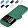 imageZulay Kitchen 9x35 Silicone Sponge Holder for Kitchen Sink  Flexible Multipurpose Soap Tray  Sink Organizer for Kitchen Bathroom Makeup Trinkets ampamp More GrayPine Green