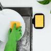 imageZulay Kitchen 9x35 Silicone Sponge Holder for Kitchen Sink  Flexible Multipurpose Soap Tray  Sink Organizer for Kitchen Bathroom Makeup Trinkets ampamp More GrayBlack