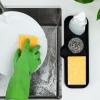 imageZulay Kitchen 9x35 Silicone Sponge Holder for Kitchen Sink  Flexible Multipurpose Soap Tray  Sink Organizer for Kitchen Bathroom Makeup Trinkets ampamp More GrayBlack