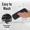 imageZulay Kitchen 9x35 Silicone Sponge Holder for Kitchen Sink  Flexible Multipurpose Soap Tray  Sink Organizer for Kitchen Bathroom Makeup Trinkets ampamp More GrayBlack