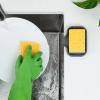 imageZulay Kitchen 9x35 Silicone Sponge Holder for Kitchen Sink  Flexible Multipurpose Soap Tray  Sink Organizer for Kitchen Bathroom Makeup Trinkets ampamp More GrayGrey