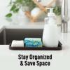 imageZulay Kitchen 9x35 Silicone Sponge Holder for Kitchen Sink  Flexible Multipurpose Soap Tray  Sink Organizer for Kitchen Bathroom Makeup Trinkets ampamp More GrayChocolate