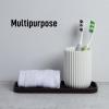 imageZulay Kitchen 9x35 Silicone Sponge Holder for Kitchen Sink  Flexible Multipurpose Soap Tray  Sink Organizer for Kitchen Bathroom Makeup Trinkets ampamp More GrayChocolate