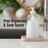imageZulay Kitchen 9x35 Silicone Sponge Holder for Kitchen Sink  Flexible Multipurpose Soap Tray  Sink Organizer for Kitchen Bathroom Makeup Trinkets ampamp More GrayIvory