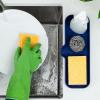 imageZulay Kitchen 9x35 Silicone Sponge Holder for Kitchen Sink  Flexible Multipurpose Soap Tray  Sink Organizer for Kitchen Bathroom Makeup Trinkets ampamp More GrayDark Blue