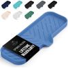 imageZulay Kitchen 9x35 Silicone Sponge Holder for Kitchen Sink  Flexible Multipurpose Soap Tray  Sink Organizer for Kitchen Bathroom Makeup Trinkets ampamp More GrayProvence Blue