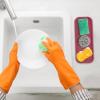 imageZulay Kitchen 9x35 Silicone Sponge Holder for Kitchen Sink  Flexible Multipurpose Soap Tray  Sink Organizer for Kitchen Bathroom Makeup Trinkets ampamp More GrayWine Red