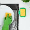 imageZulay Kitchen 9x35 Silicone Sponge Holder for Kitchen Sink  Flexible Multipurpose Soap Tray  Sink Organizer for Kitchen Bathroom Makeup Trinkets ampamp More GrayCarnival Glass