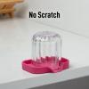 imageZulay Kitchen 9x35 Silicone Sponge Holder for Kitchen Sink  Flexible Multipurpose Soap Tray  Sink Organizer for Kitchen Bathroom Makeup Trinkets ampamp More GrayHoneysuckle