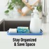 imageZulay Kitchen 9x35 Silicone Sponge Holder for Kitchen Sink  Flexible Multipurpose Soap Tray  Sink Organizer for Kitchen Bathroom Makeup Trinkets ampamp More GrayProvence Blue