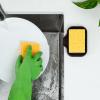imageZulay Kitchen 9x35 Silicone Sponge Holder for Kitchen Sink  Flexible Multipurpose Soap Tray  Sink Organizer for Kitchen Bathroom Makeup Trinkets ampamp More GrayChocolate