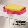 imageZulay Kitchen 9x35 Silicone Sponge Holder for Kitchen Sink  Flexible Multipurpose Soap Tray  Sink Organizer for Kitchen Bathroom Makeup Trinkets ampamp More GrayHoneysuckle