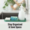 imageZulay Kitchen 9x35 Silicone Sponge Holder for Kitchen Sink  Flexible Multipurpose Soap Tray  Sink Organizer for Kitchen Bathroom Makeup Trinkets ampamp More GrayPine Green