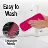 imageZulay Kitchen 9x35 Silicone Sponge Holder for Kitchen Sink  Flexible Multipurpose Soap Tray  Sink Organizer for Kitchen Bathroom Makeup Trinkets ampamp More GrayWine Red