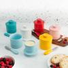 imageZulay Kitchen Butter Crock With Lid ampamp Spreader Knife for Countertop  Ceramic French Butter Dish Keeper For Fresh ampamp Spreadable Butter  WhiteMint