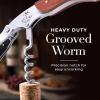 imageZulay Kitchen Corkscrew Wine Opener  Premium 420 Stainless Steel ampamp Rosewood Wine Bottle Opener  Double Hinged Opener with Foil Cutter ampamp Cap Remover  RosewoodRosewood
