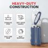 imageZulay Kitchen Heavy Duty Stainless Steel Can Opener Manual with Bottle Opener  Rust Proof Manual Can Opener With Turn Knob ampamp Soft Grip Handles  BlackBlue